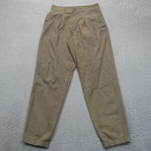VTG Bugle Boy Pants Mens 31 Brown Military Mountain Patrol Baggy Pleated Knee